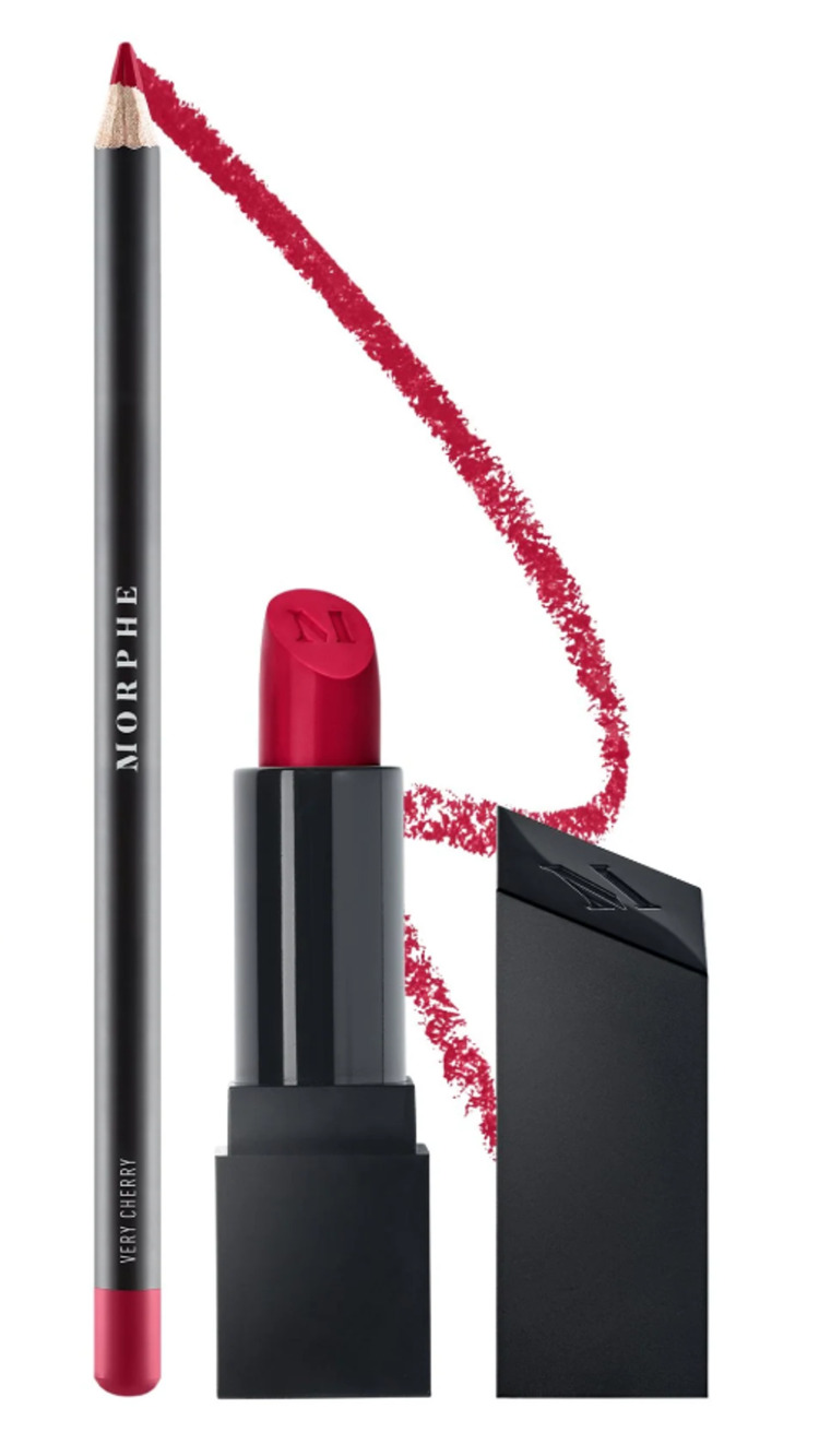 Morphe Out and A Pout Cherry Candy Lip Duo - Lipstick + Liner - HTF Rare Set